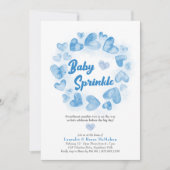 Baby Sprinkle Blue Valentijnse Little SweeLiever Kaart (Voorkant)