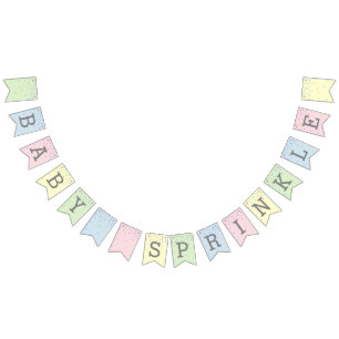 Baby Sprinkle Bunting Flags Vlaggetjes