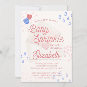 Baby Sprinkle by Mail Invitation Kaart