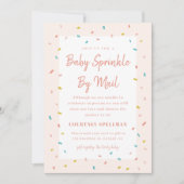 Baby Sprinkle by mail uitnodiging (Voorkant)