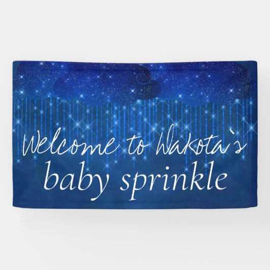 Baby Sprinkle Classic Blue | Welkom Moody Shower Spandoek (Horizontaal)