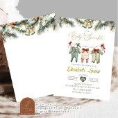 Baby Sprinkle Clothesline Holiday Baby shower Kaart