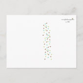 Baby Sprinkle Dank u genderneutraal Briefkaart (Achterkant)