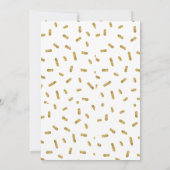 Baby Sprinkle Donut Invitation Kaart (Achterkant)