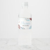 Baby Sprinkle Donuts Baby shower Waterfles Etiket (Voorkant)