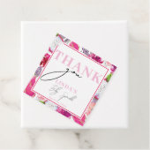 Baby Sprinkle Dragon Fruit Custom Bedankjes Labels (In situ)