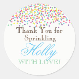 Baby Sprinkle Favor Stickers
