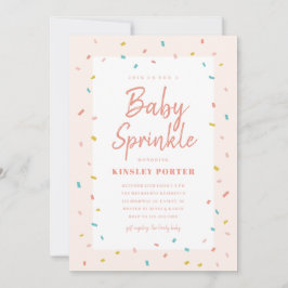 Baby Sprinkle Feest Uitnodigingen
