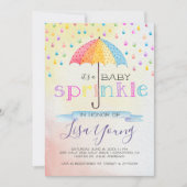 Baby Sprinkle Feestje Kaart (Voorkant)