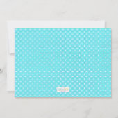 Baby Sprinkle Flower Pot Boy Shower Invitation Kaart (Achterkant)