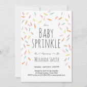 Baby Sprinkle Gender Neutral Sprinkles Confetti Kaart (Voorkant)