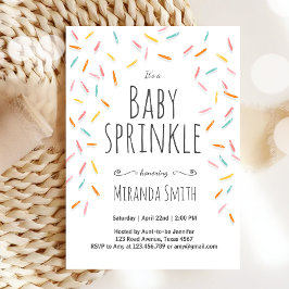 Baby Sprinkle Gender Neutral Sprinkles Confetti Kaart
