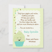 Baby Sprinkle Gender Neutrale Uitnodiging (Voorkant)