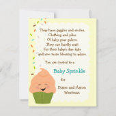 Baby Sprinkle Gender Neutrale Uitnodiging (Voorkant)