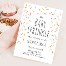 Baby Sprinkle Genderneutraal codeschower Confetti