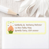 Baby Sprinkle Genderneutraal retouradreslabel Etiket (Insitu)