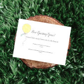 Baby Sprinkle Gissen Spel Baby shower Informatiekaartje