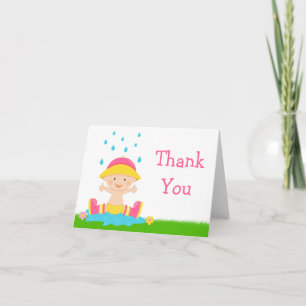 Baby Sprinkle Hartelijk dank Bedankkaart