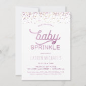 Baby Sprinkle Invitation - Aanpassen Uitnodiging,  Kaart (Voorkant)