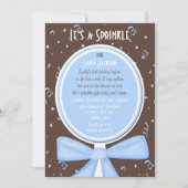 Baby Sprinkle Invitation Baby Jongensdouche Kaart (Voorkant)