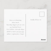 baby Sprinkle Invitation briefkaart (Achterkant)