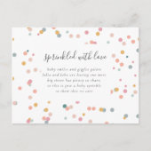 baby Sprinkle Invitation briefkaart (Voorkant)