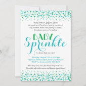 Baby Sprinkle Invitation · Confetti Design Kaart (Voorkant)