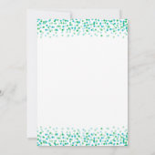 Baby Sprinkle Invitation · Confetti Design Kaart (Achterkant)