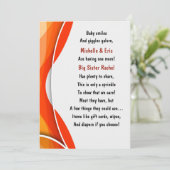 Baby Sprinkle Invitation Kaart (Staand voorkant)