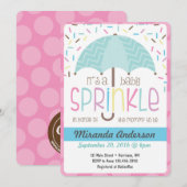 Baby Sprinkle Invitation Kaart (Voorkant / Achterkant)