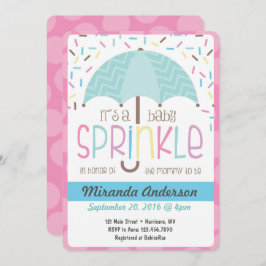 Baby Sprinkle Invitation Kaart