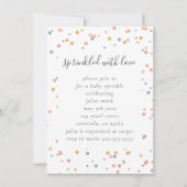 Baby Sprinkle Invitation Kaart (Voorkant)
