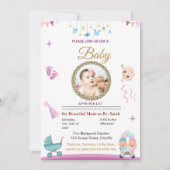 Baby Sprinkle Invitation Kaart (Voorkant)