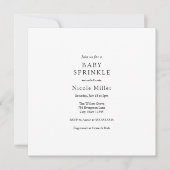 Baby Sprinkle Invitation Kaart (Voorkant)
