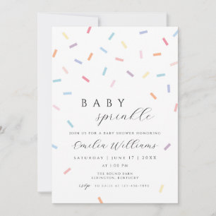 Baby Sprinkle Invitation   Sprinke-Baby shower Kaart