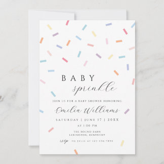 Baby Sprinkle Invitation | Sprinke-Baby shower Kaart