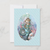 Baby Sprinkle Invite Insert Zeemeermin en Baby Kaart (Voorkant)