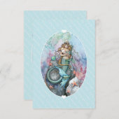 Baby Sprinkle Invite Insert Zeemeermin en Baby Kaart (Voorkant / Achterkant)