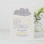 BABY SPRINKLE KAART (Staand voorkant)