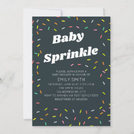 Baby sprinkle kaart