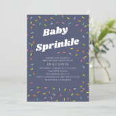 Baby sprinkle kaart (Staand voorkant)