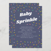 Baby sprinkle kaart (Voorkant / Achterkant)
