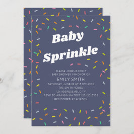 Baby sprinkle kaart