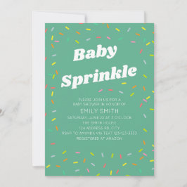 Baby sprinkle kaart