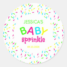 Baby Sprinkle Kleurrijke Regenboog Spetters Shower