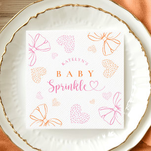 Baby Sprinkle Lint Baby Shower Servetten