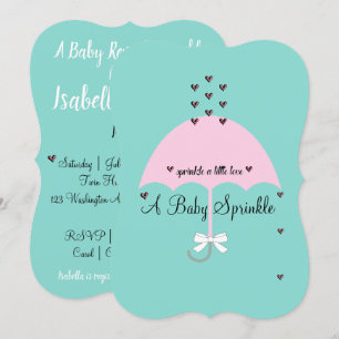 Baby Sprinkle Little Love Shower Baby onthult Part Kaart