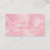 Baby Sprinkle Luier Raffle Kaarten - Roze en Goud (Achterkant)