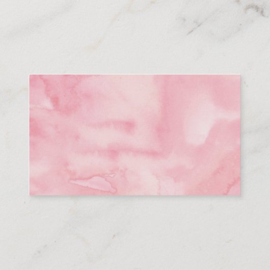 Baby Sprinkle Luier Raffle Kaarten - Roze en Goud (Achterkant)