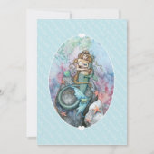 Baby Sprinkle nodigt zeemeermin en Baby uit Kaart (Voorkant)